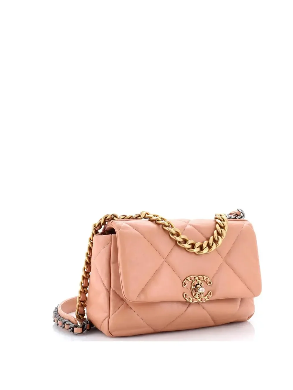 Chanel 19 Flap Bag Quilted Leather #301822C46B
